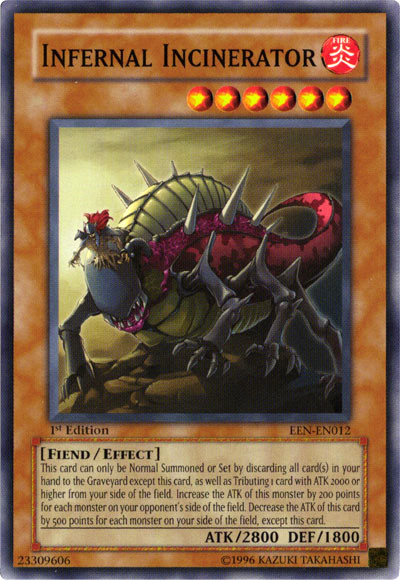 Infernal Incinerator [EEN-EN012] Common Yu-Gi-Oh!