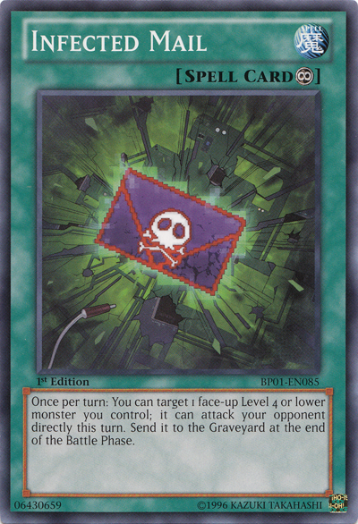 Infected Mail [BP01-EN085] Common Yu-Gi-Oh!