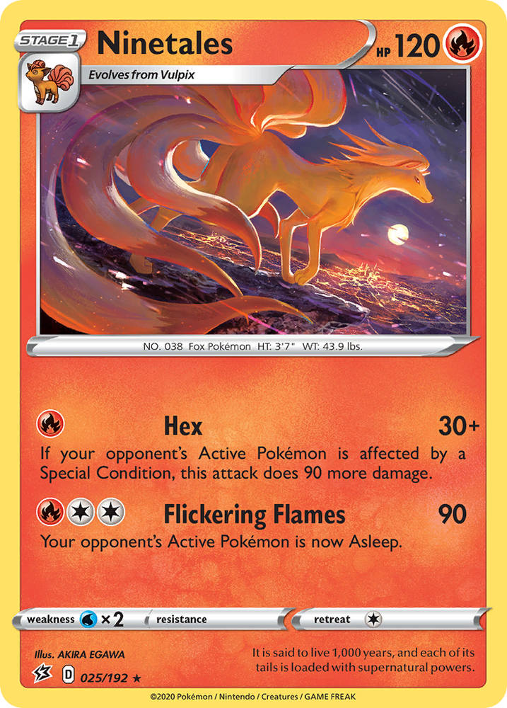 Ninetales (025/192) [Sword & Shield: Rebel Clash] Pokémon