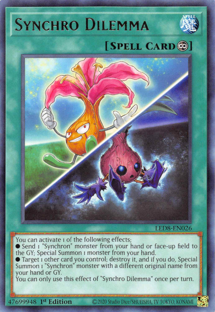 Synchro Dilemma [LED8-EN026] Rare Yu-Gi-Oh!