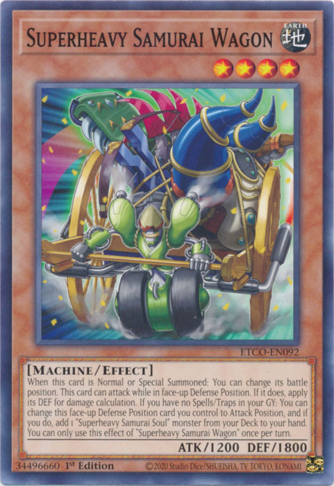 Superheavy Samurai Wagon [ETCO-EN092] Common Yu-Gi-Oh!