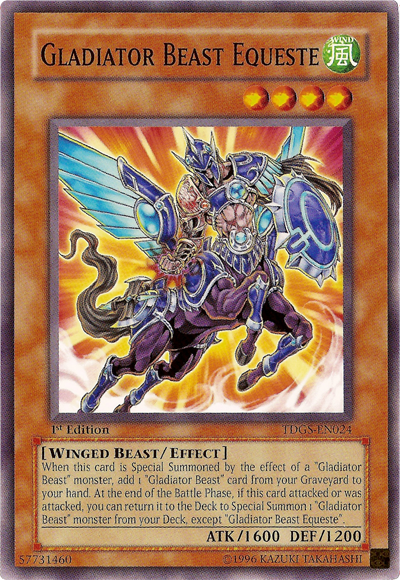 Gladiator Beast Equeste [TDGS-EN024] Common Yu-Gi-Oh!