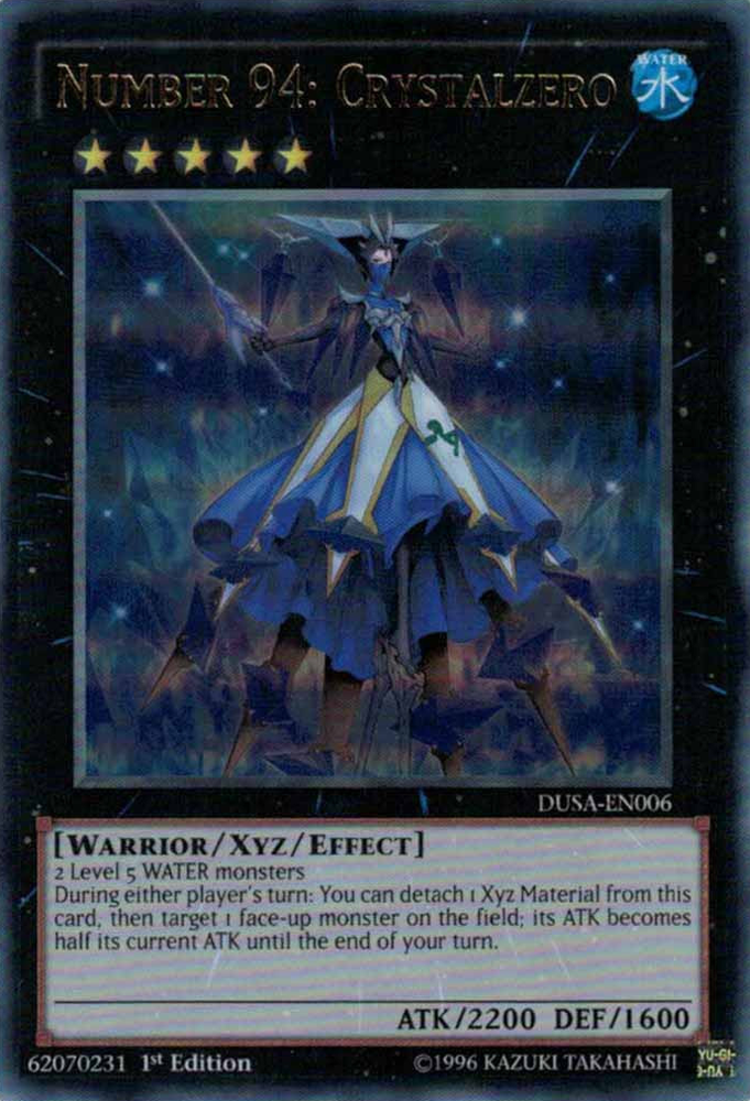 Number 94: Crystalzero [DUSA-EN006] Ultra Rare Yu-Gi-Oh!