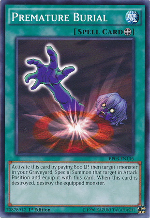 Premature Burial [BP03-EN136] Common Yu-Gi-Oh!