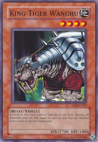 King Tiger Wanghu [DB2-EN207] Common Yu-Gi-Oh!