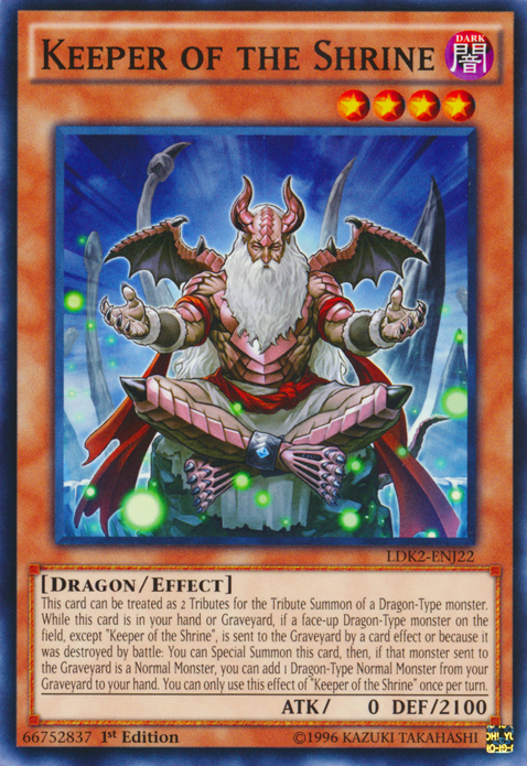 Keeper of the Shrine [LDK2-ENJ22] Common Yu-Gi-Oh!