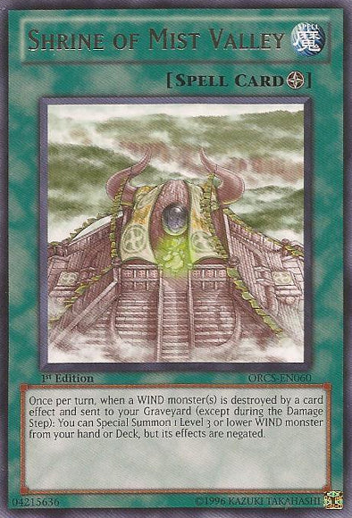 Shrine of Mist Valley [ORCS-EN060] Rare Yu-Gi-Oh!