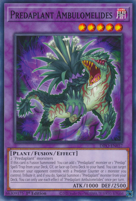 Predaplant Ambulomelides [DIFO-EN037] Common Yu-Gi-Oh!
