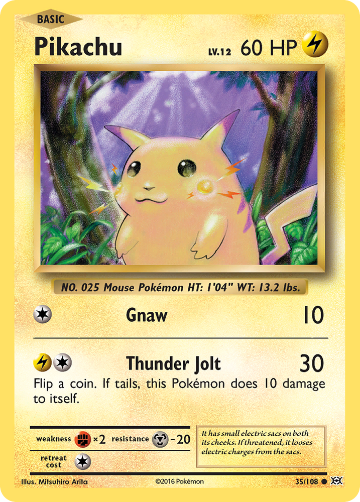 Pikachu (35/108) [XY: Evolutions] Pokémon