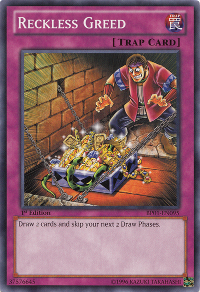 Reckless Greed [BP01-EN095] Common Yu-Gi-Oh!