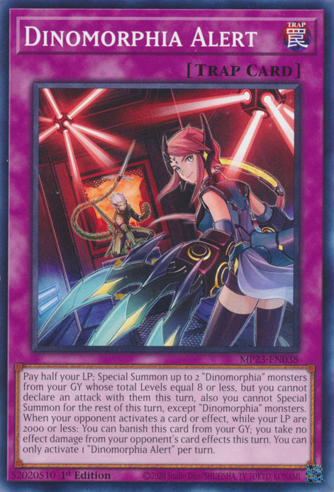 Dinomorphia Alert [MP23-EN038] Common Yu-Gi-Oh!