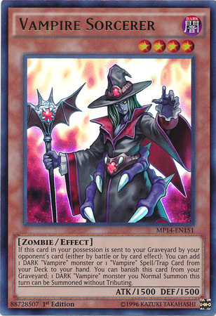 Vampire Sorcerer [MP14-EN151] Ultra Rare Yu-Gi-Oh!