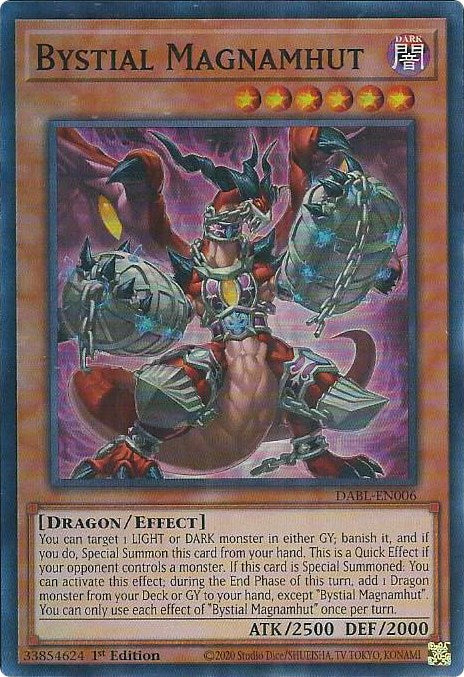 Bystial Magnamhut [DABL-EN006] Super Rare Yu-Gi-Oh!