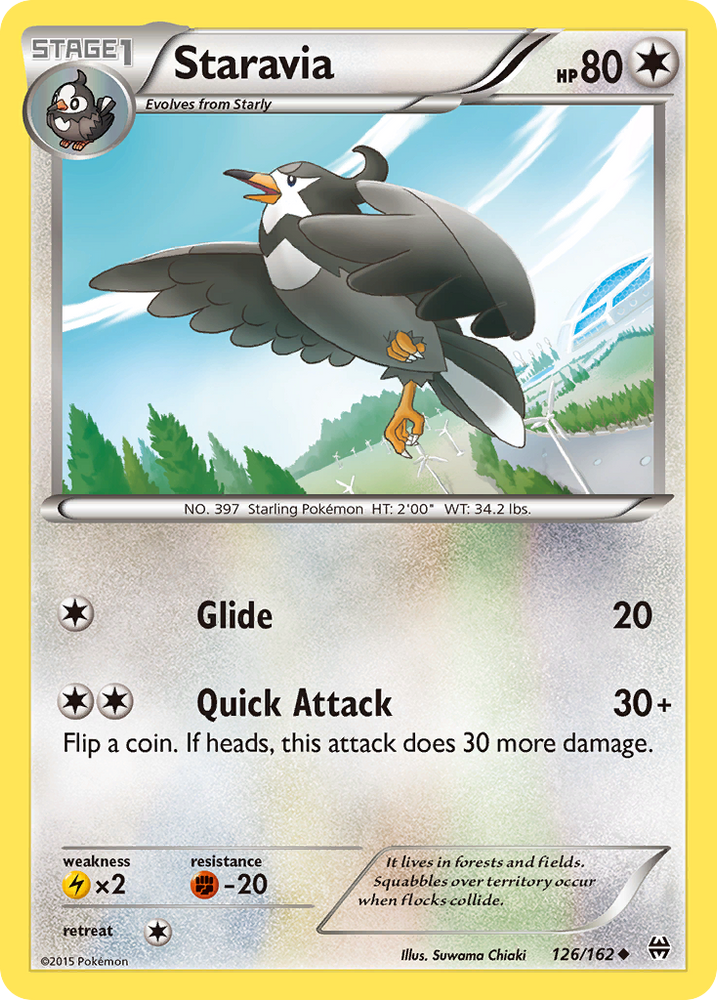 Staravia (126/162) [XY: BREAKthrough] Pokémon