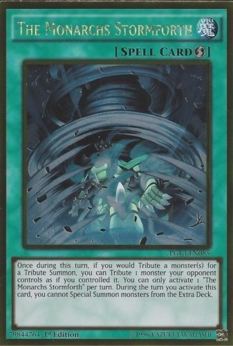 The Monarchs Stormforth [PGL3-EN085] Gold Rare Yu-Gi-Oh!