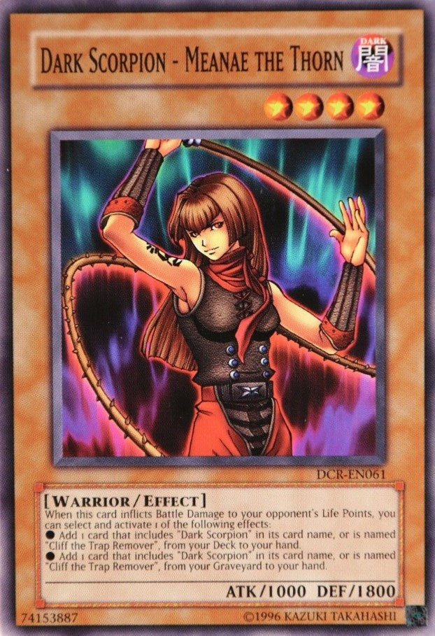 Dark Scorpion - Meanae the Thorn [DCR-EN061] Common Yu-Gi-Oh!