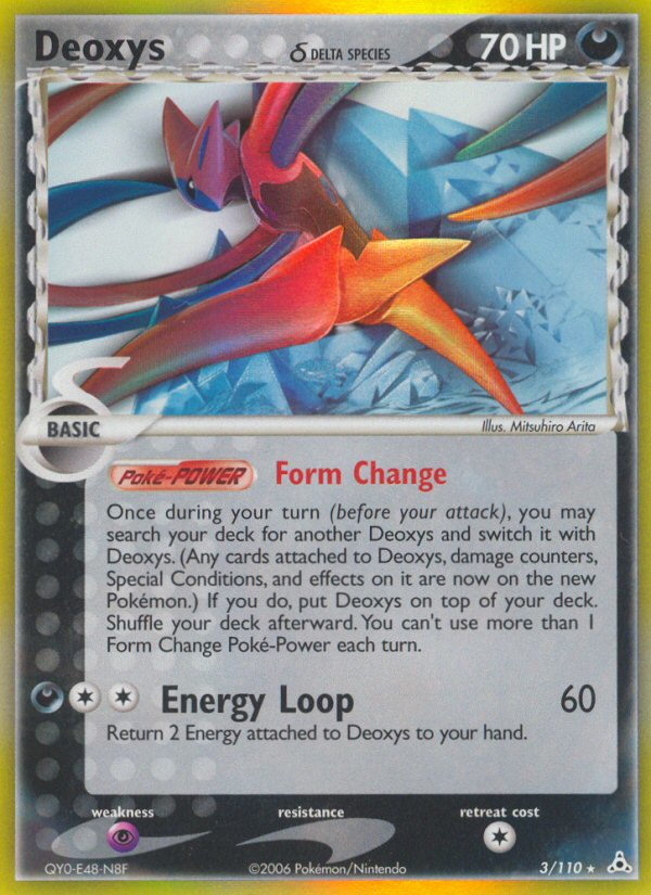 Deoxys (3/110) (Delta Species) [EX: Holon Phantoms] Pokémon