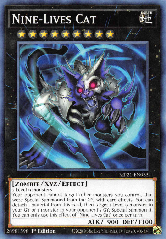 Nine-Lives Cat [MP21-EN035] Common Yu-Gi-Oh!