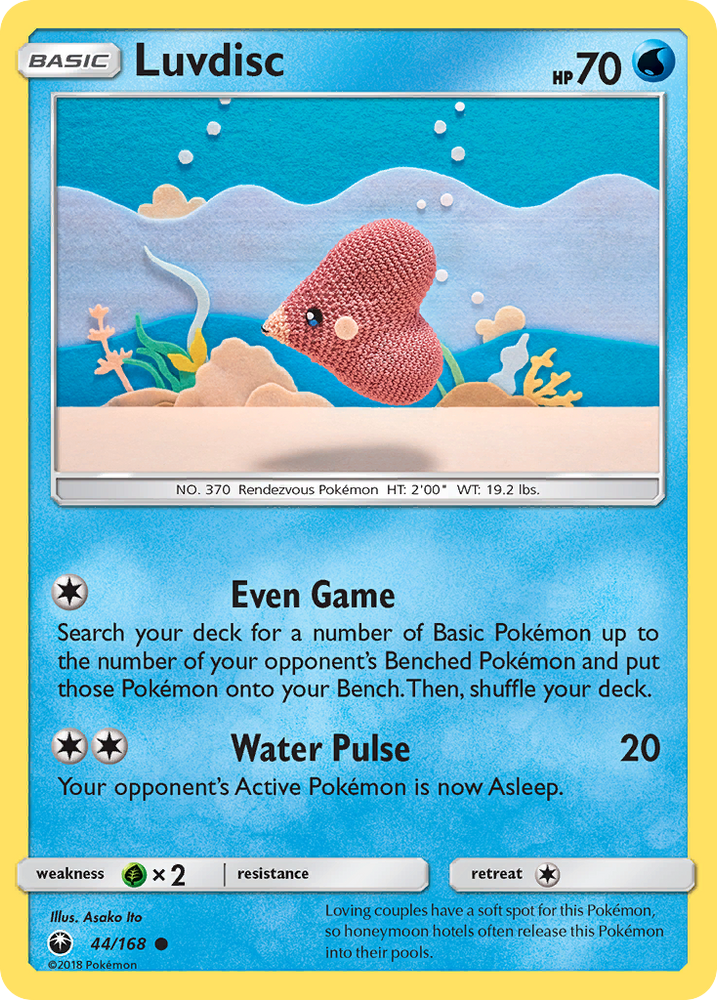 Luvdisc (44/168) [Sun & Moon: Celestial Storm] Pokémon
