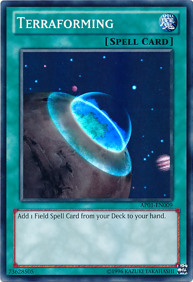 Terraforming [AP01-EN009] Super Rare Yu-Gi-Oh!