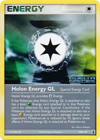 Holon Energy GL (105/113) (Stamped) [EX: Delta Species] Pokémon