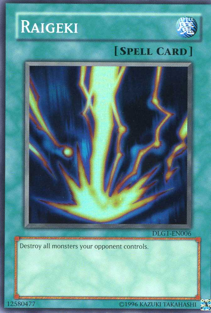 Raigeki [DLG1-EN006] Super Rare Yu-Gi-Oh!