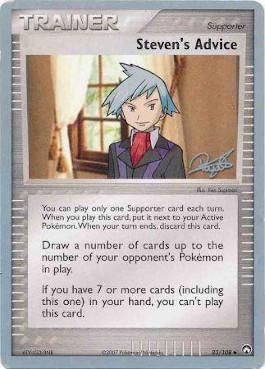 Steven's Advice (83/108) (Bliss Control - Paul Atanassov) [World Championships 2008] Pokémon