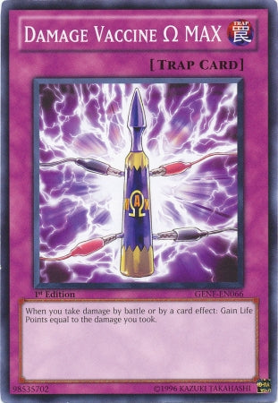 Damage Vaccine Omega MAX [GENF-EN066] Common Yu-Gi-Oh!