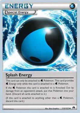 Splash Energy (113/122) (Ninja Blitz - Cody Walinski) [World Championships 2016] Pokémon