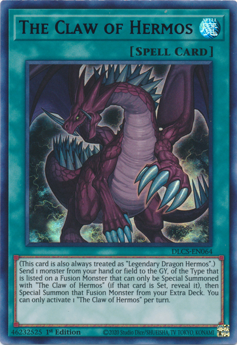 The Claw of Hermos (Purple) [DLCS-EN064] Ultra Rare Yu-Gi-Oh!
