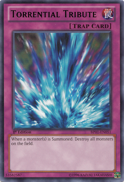 Torrential Tribute [BP01-EN051] Rare Yu-Gi-Oh!