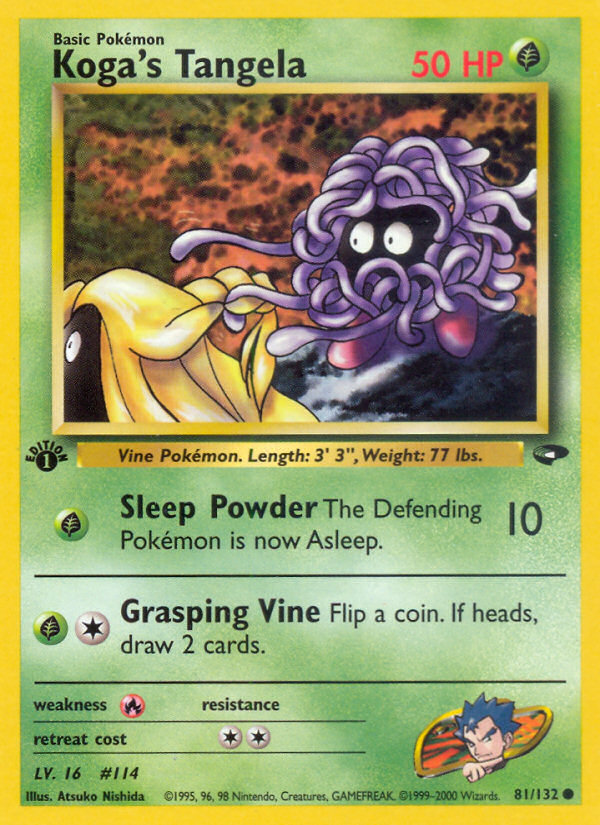 Koga's Tangela (81/132) [Gym Challenge 1st Edition] Pokémon