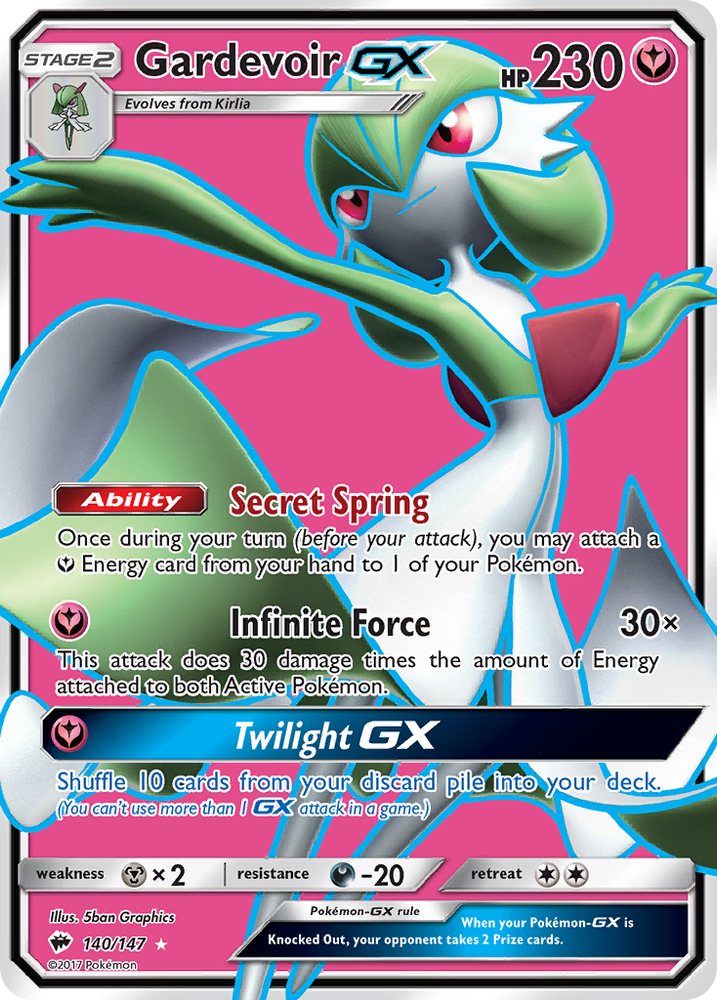 Gardevoir GX (140/147) [Sun & Moon: Burning Shadows] Pokémon
