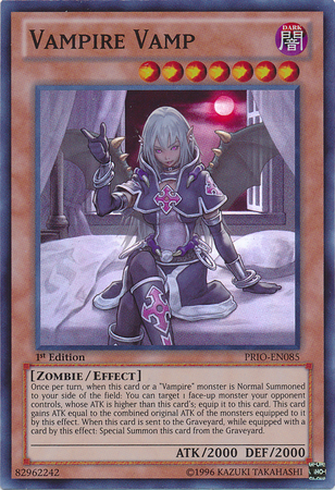 Vampire Vamp [PRIO-EN085] Super Rare Yu-Gi-Oh!