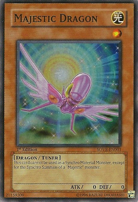 Majestic Dragon [SOVR-EN001] Super Rare Yu-Gi-Oh!