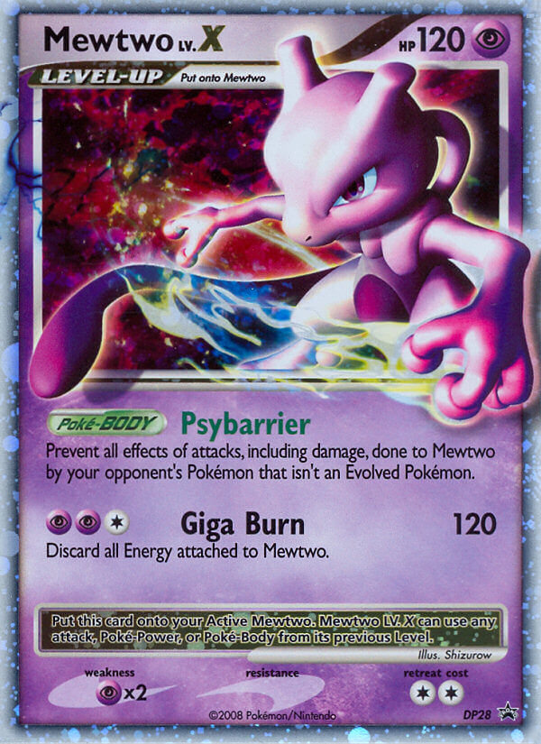 Mewtwo LV.X (DP28) [Diamond & Pearl: Black Star Promos] Pokémon