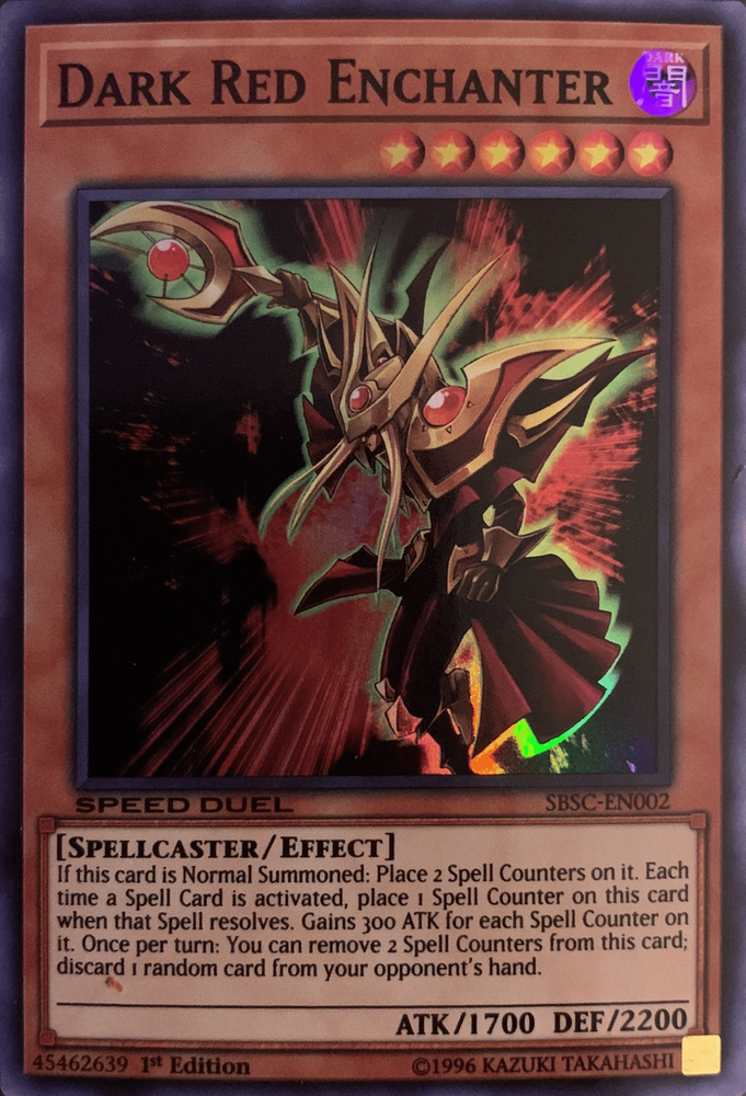 Dark Red Enchanter [SBSC-EN002] Super Rare Yu-Gi-Oh!