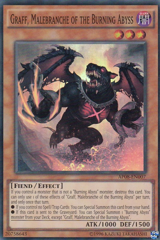 Graff, Malebranche of the Burning Abyss [AP08-EN007] Super Rare Yu-Gi-Oh!