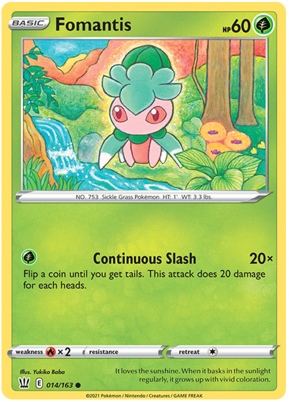 Fomantis (014/163) [Sword & Shield: Battle Styles] Pokémon