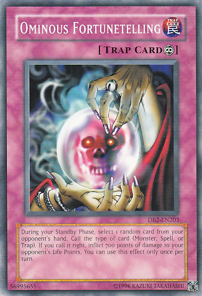 Ominous Fortunetelling [DB2-EN203] Common Yu-Gi-Oh!
