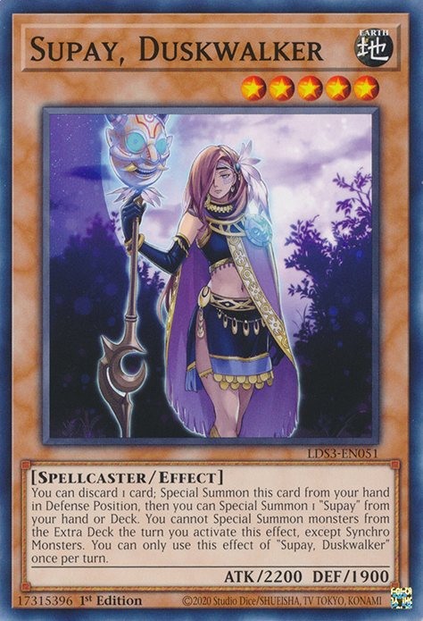 Supay, Duskwalker [LDS3-EN051] Common Yu-Gi-Oh!