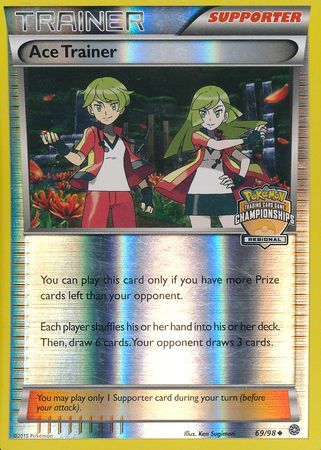 Ace Trainer (69/98) (Regional Championship Promo) [XY: Ancient Origins] Pokémon