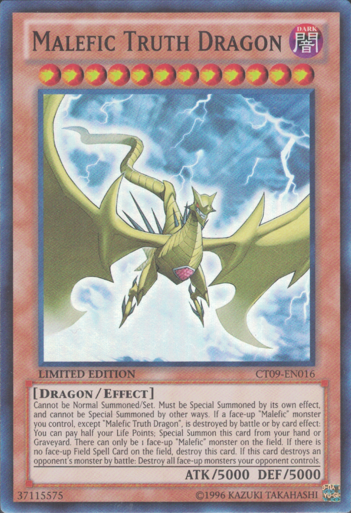 Malefic Truth Dragon [CT09-EN016] Super Rare Yu-Gi-Oh!