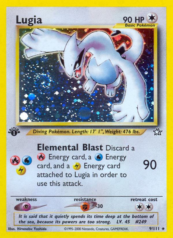 Lugia (9/111) [Neo Genesis 1st Edition] Pokémon