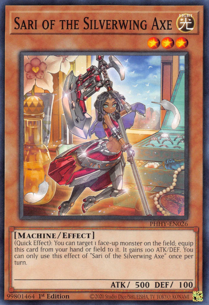 Sari of the Silverwing Axe [PHHY-EN026] Common Yu-Gi-Oh!