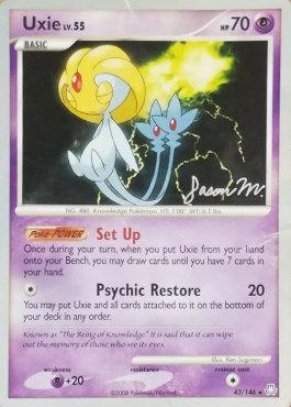 Uxie LV.55 (43/146) (Queengar - Jason Martinez) [World Championships 2009] Pokémon