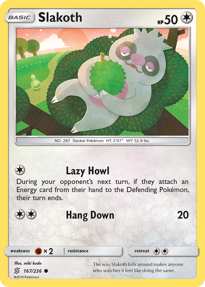 Slakoth (167/236) [Sun & Moon: Unified Minds] Pokémon