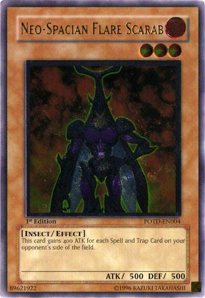 Neo-Spacian Flare Scarab [POTD-EN004] Ultimate Rare Yu-Gi-Oh!