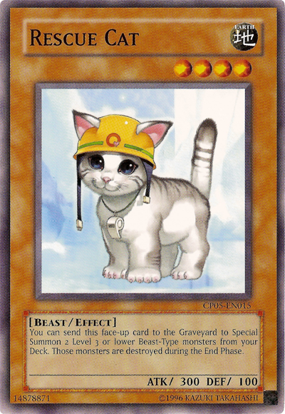 Rescue Cat [CP05-EN015] Common Yu-Gi-Oh!