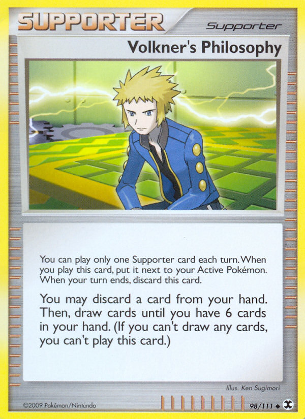 Volkner's Philosophy (98/111) [Platinum: Rising Rivals] Pokémon